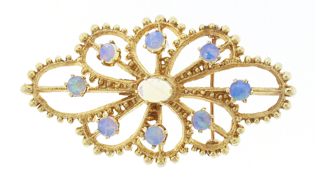 14kt Yellow Gold Opal Pin/Pendant