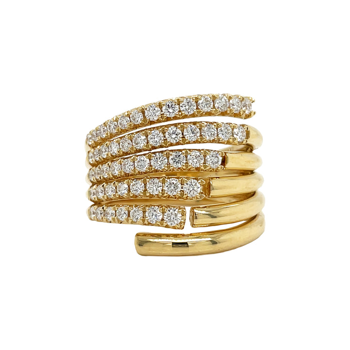 18kt Yellow Gold Diamond Ring