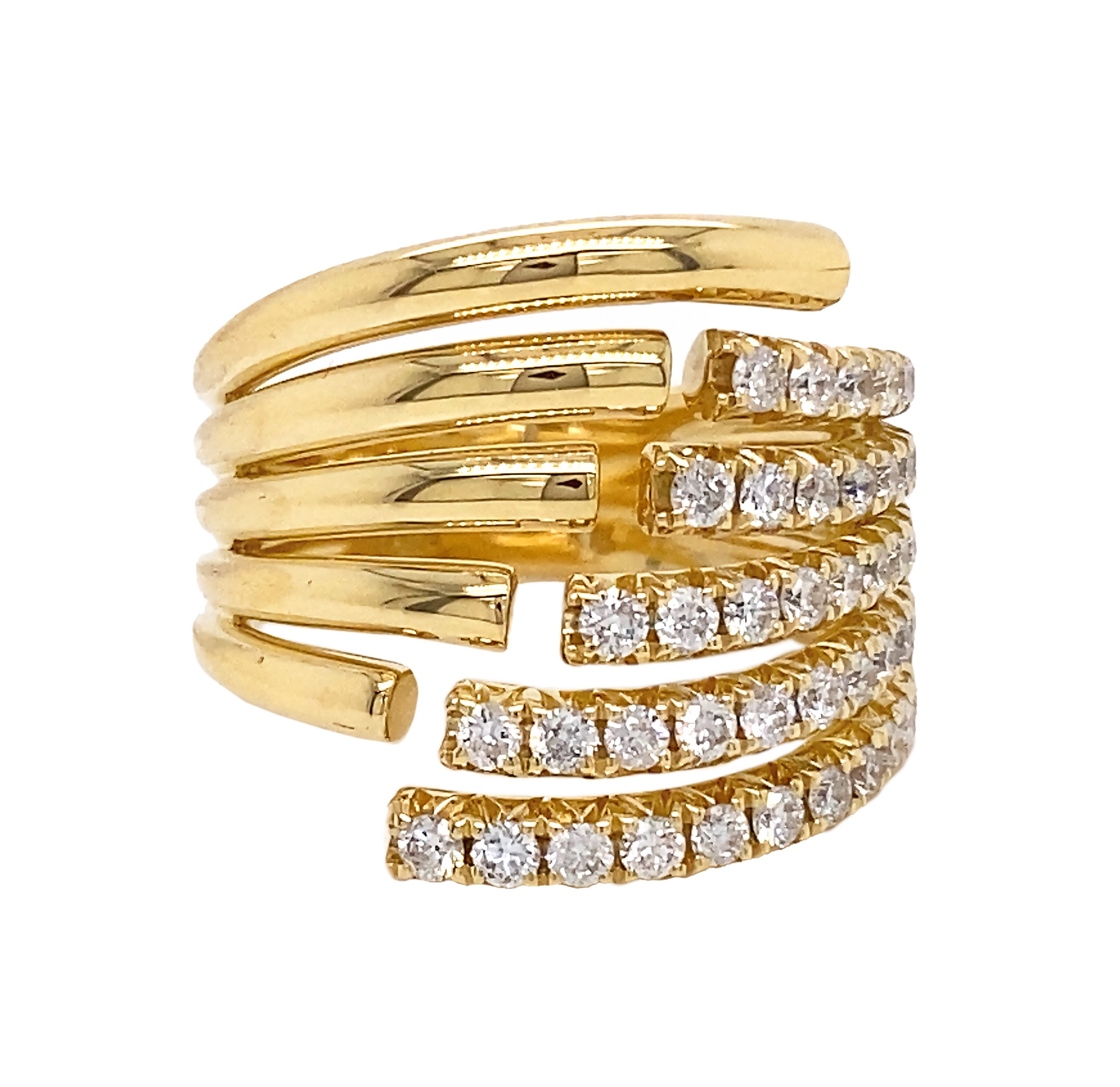 18kt Yellow Gold Diamond Ring