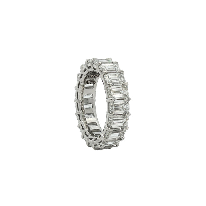 Platinum Lab Diamond Eternity Band