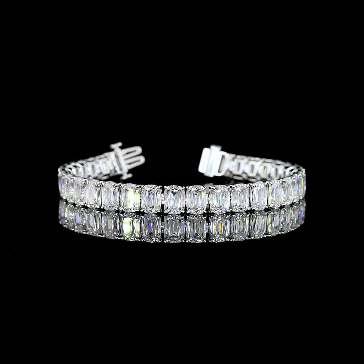 14kt White Gold Lab Diamond Tennis Bracelet