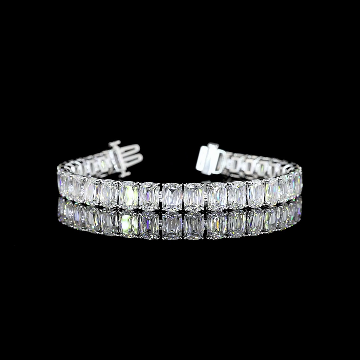 14kt White Gold Lab Diamond Tennis Bracelet