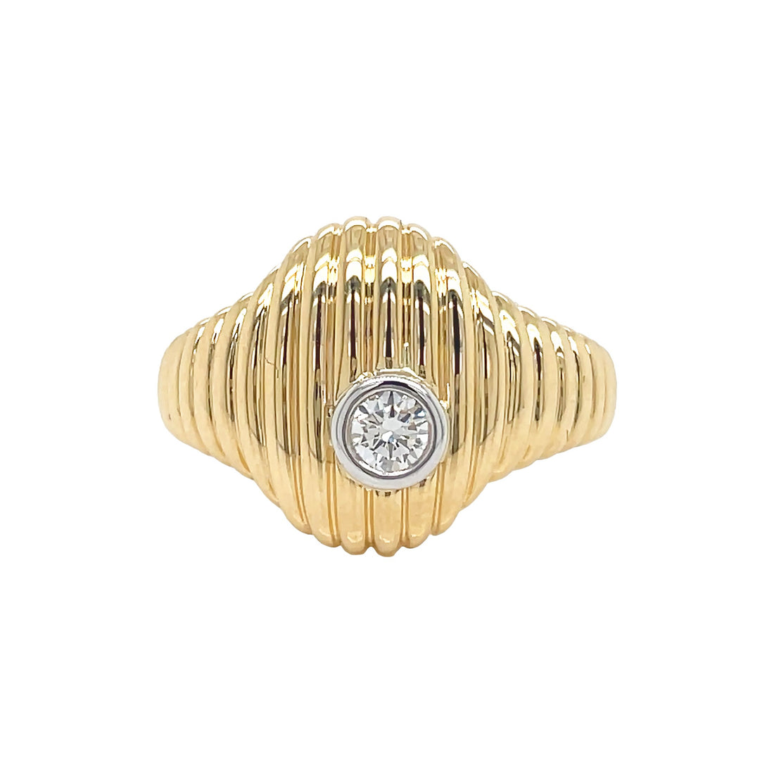 18kt Yellow Gold Diamond Ring