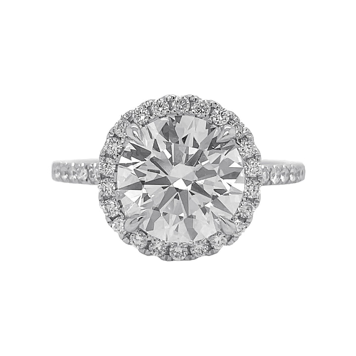 18kt White Gold Diamond Semi Mount