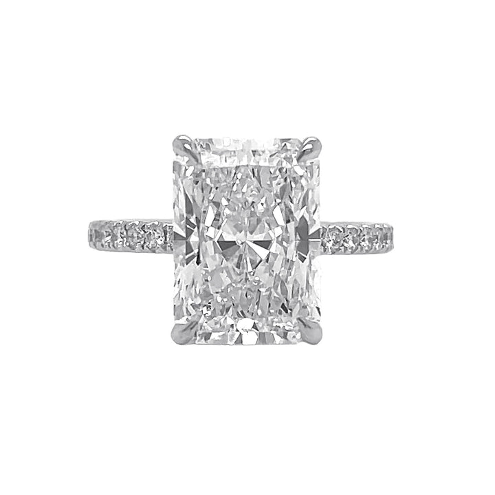 18kt White Gold Lab Diamond Ring