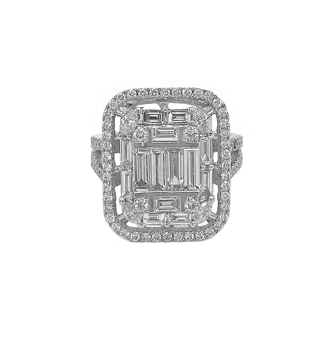 18kt White Gold Diamond Ring