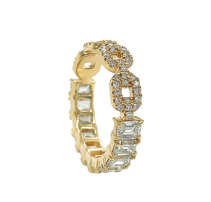 18kt Yellow Gold Diamond Ring