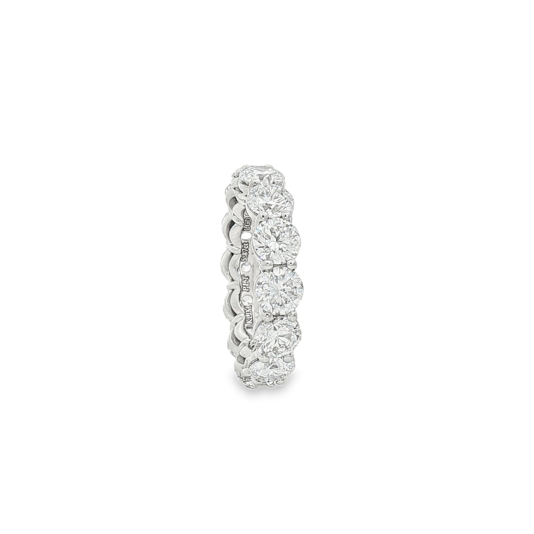 Platinum Lab Diamond Eternity Band