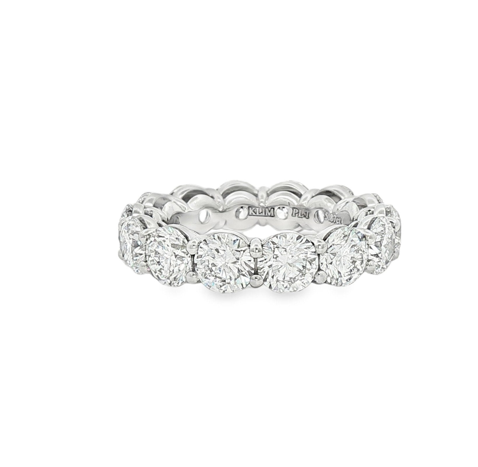 Platinum Lab Diamond Eternity Band