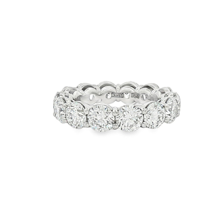 Platinum Lab Diamond Eternity Band