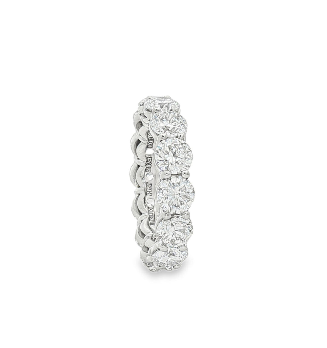 Platinum Lab Diamond Eternity Band