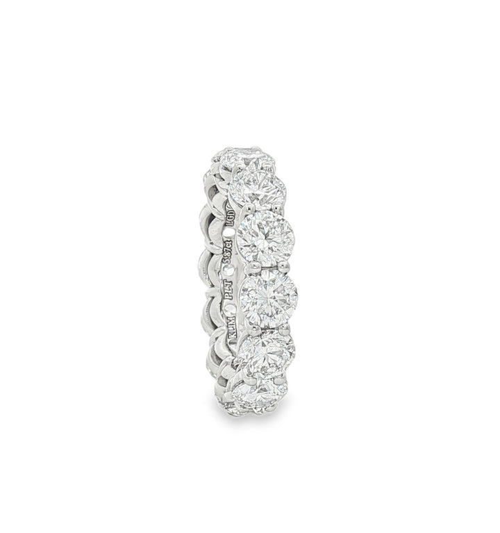 Platinum Lab Diamond Eternity Band