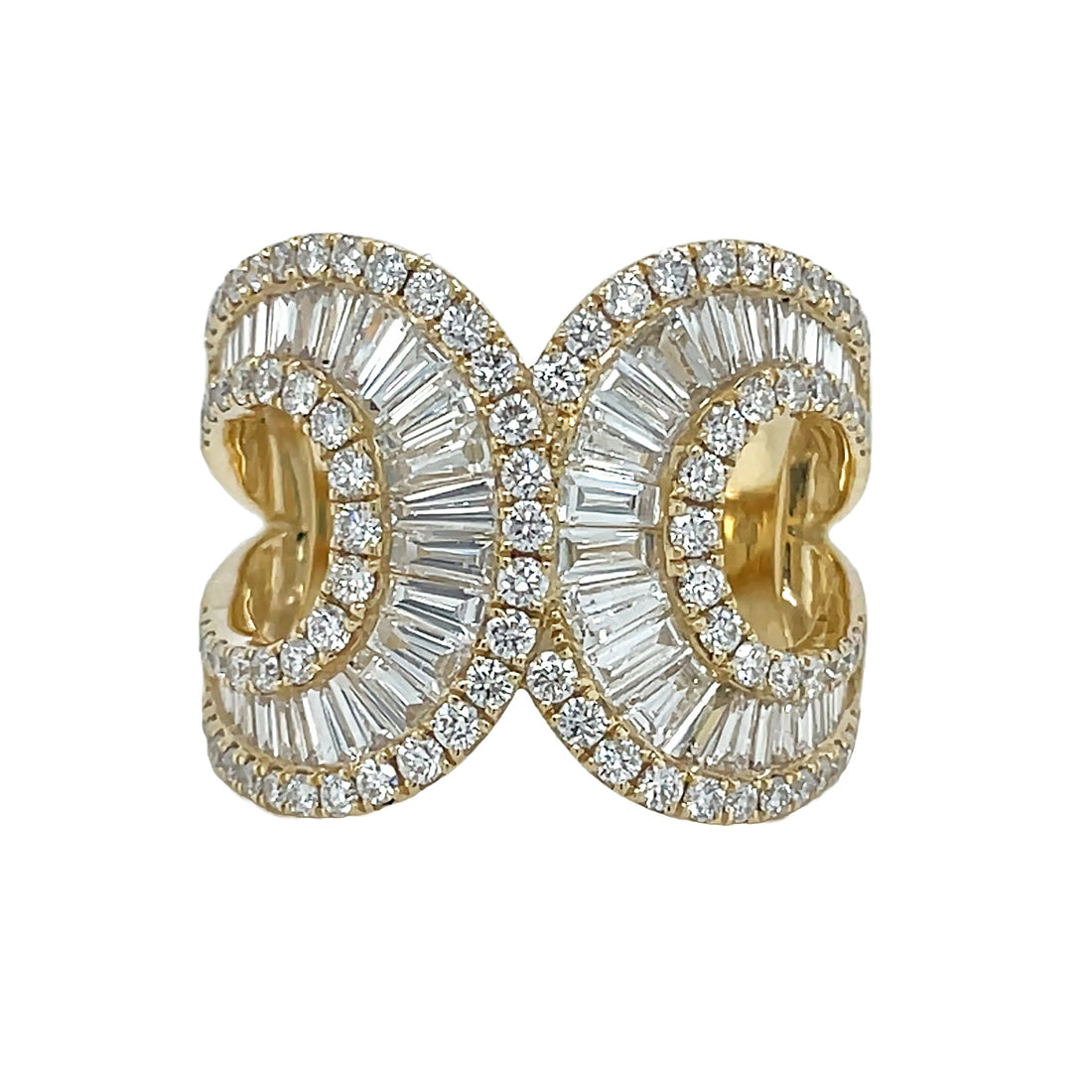 18kt Yellow Gold Diamond Ring