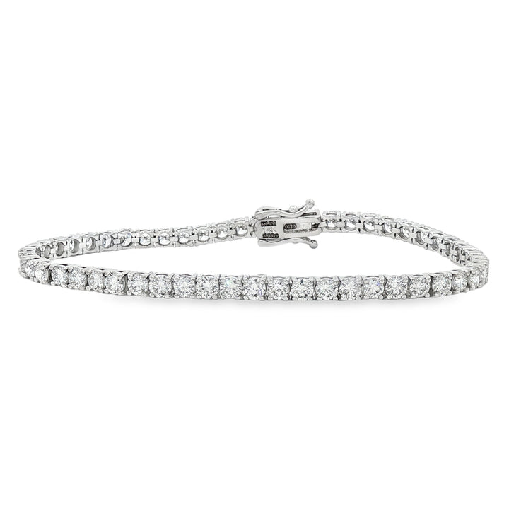 14kt White Gold Lab Diamond Tennis Bracelet