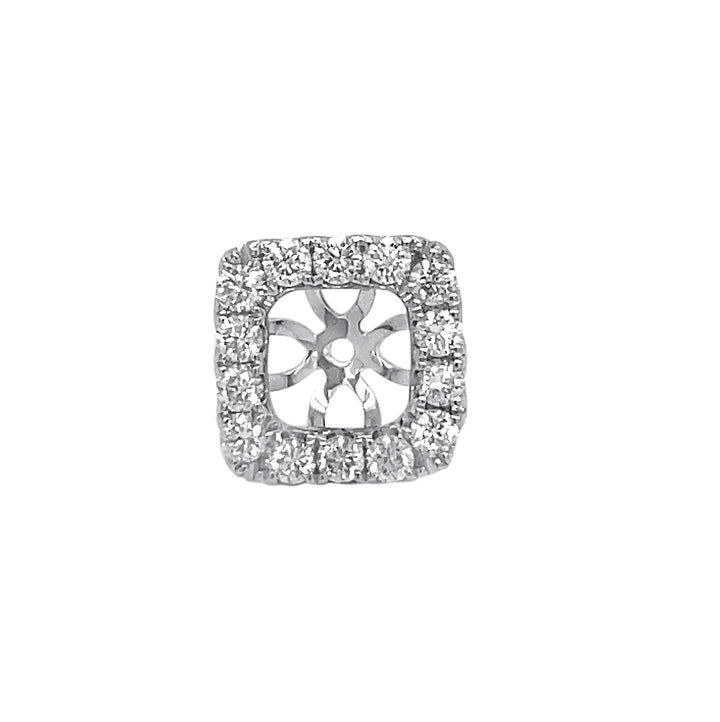 18kt White Gold Diamond Earrings