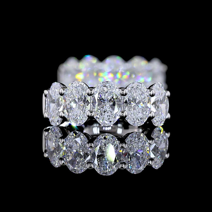 14kt White Gold Lab Diamond Huggie Earrings