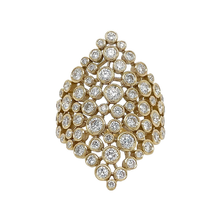 18kt Yellow Gold Diamond Ring