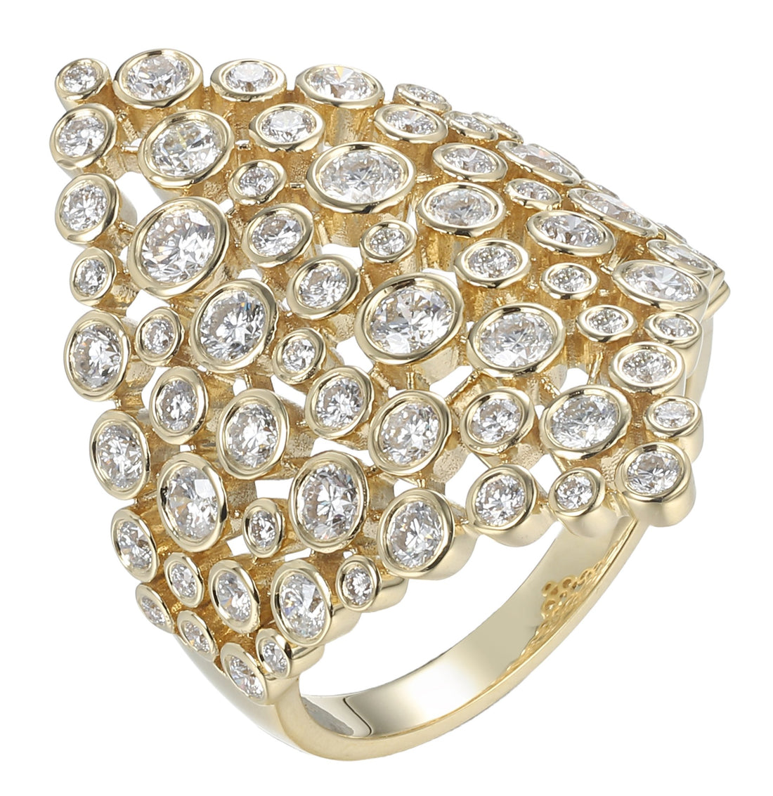 18kt Yellow Gold Diamond Ring