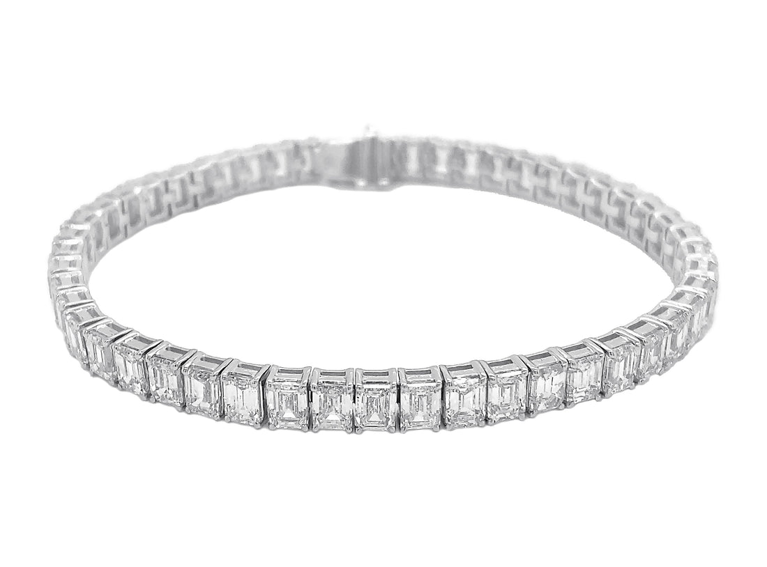 18kt White Gold Diamond Bracelet