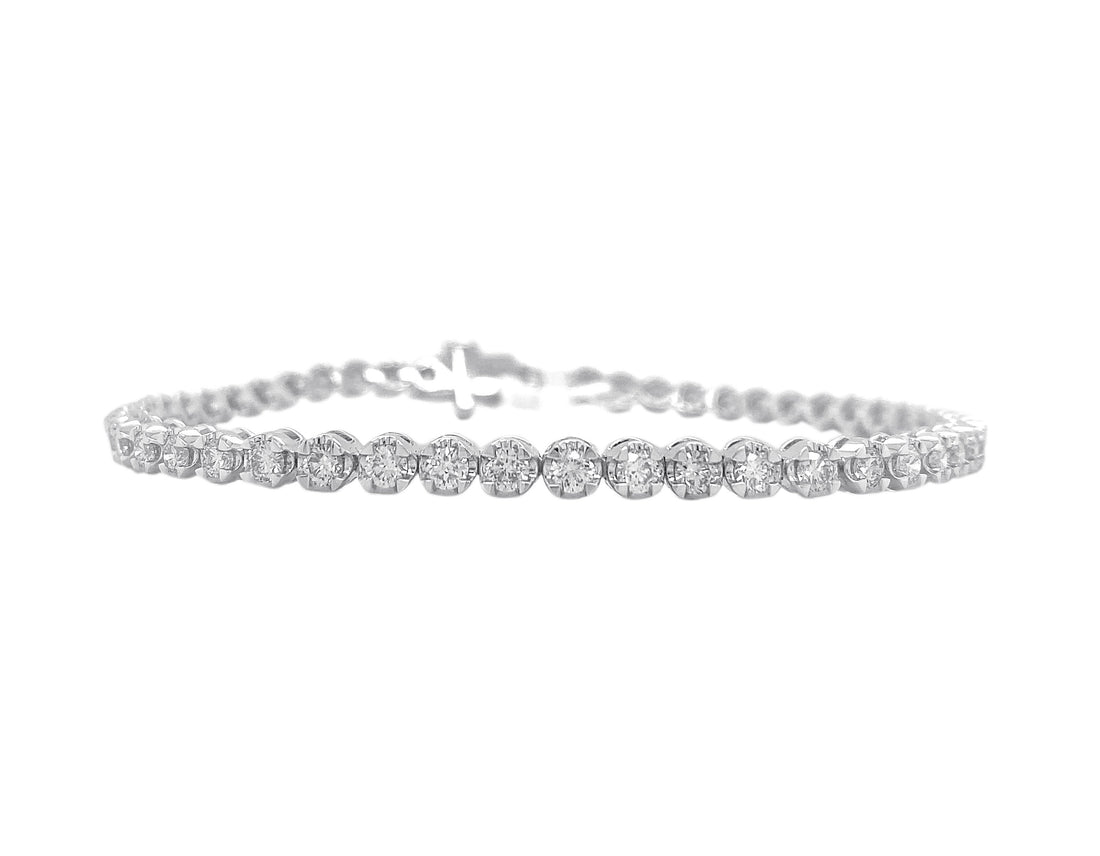 18kt White Gold Diamond Bracelet