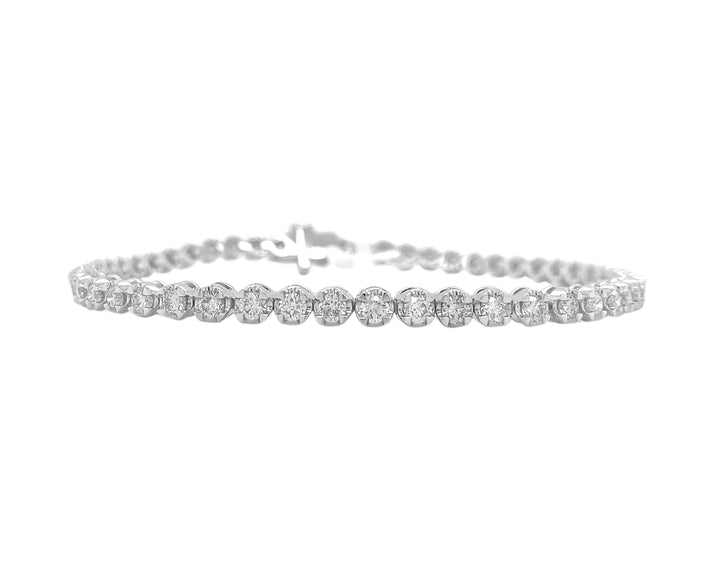 18kt White Gold Diamond Bracelet