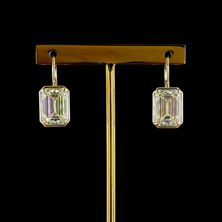 14kt Yellow Gold Lab Diamond Earrings