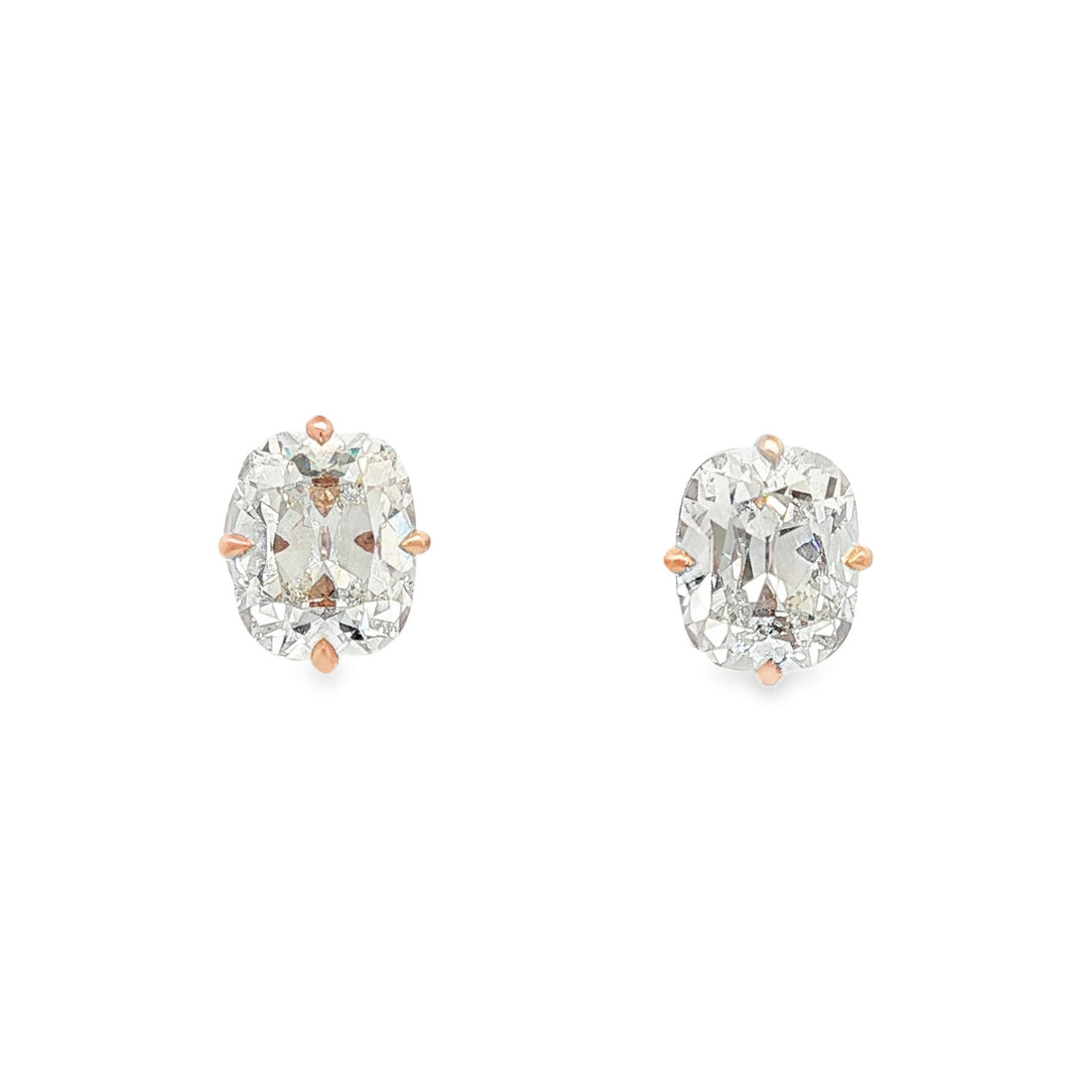 18kt Rose Gold Lab Diamond Studs