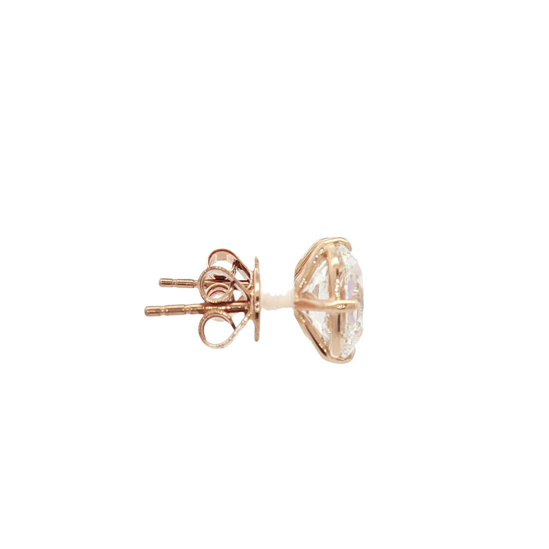 18kt Rose Gold Lab Diamond Studs
