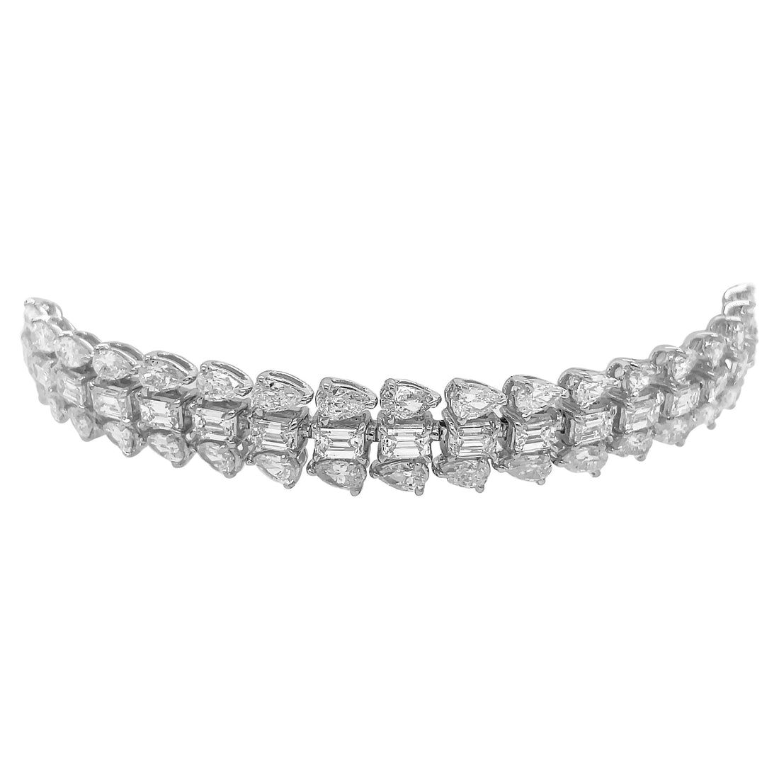 18kt White Gold  Diamond Tennis Bracelet
