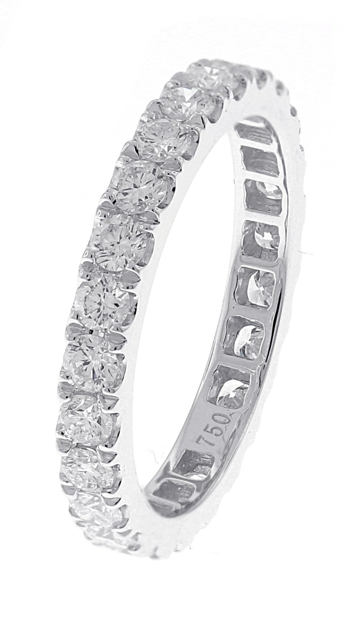 18kt White Gold Diamond Eternity Band