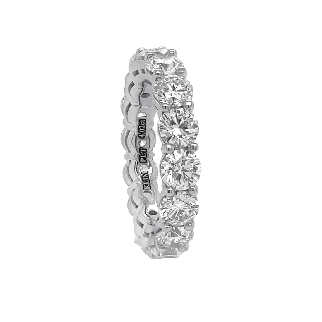 Platinum Diamond Eternity Band
