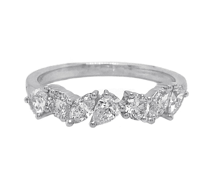 18kt White Gold Diamond Band