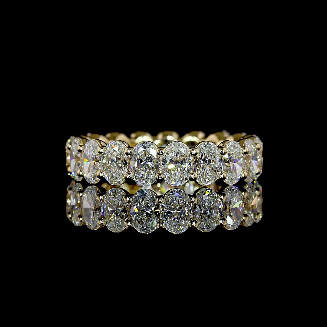 14kt Yellow Gold Lab Diamond Eternity Band