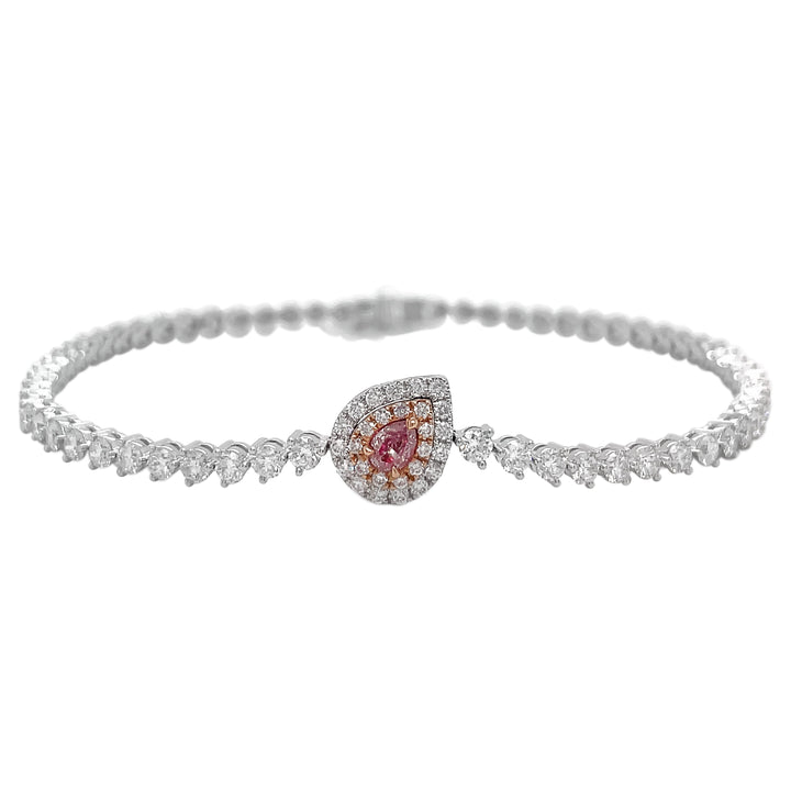 18kt White Gold Diamond Bracelet