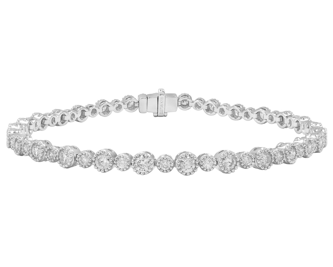 18kt White Gold Diamond Bracelet