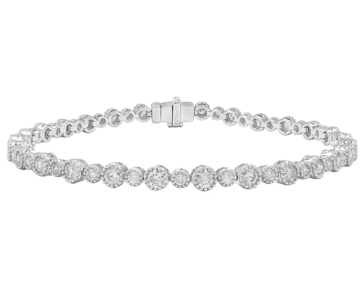 18kt White Gold Diamond Bracelet