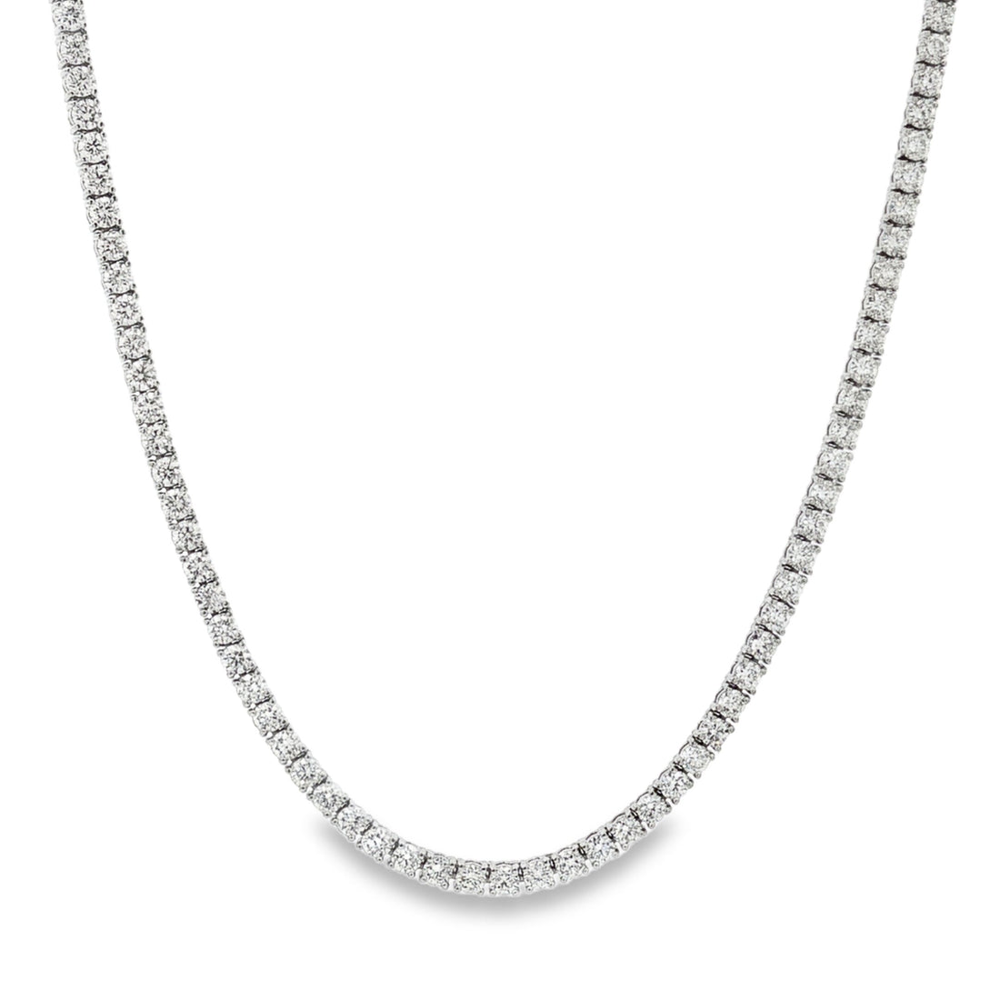 14kt White Gold Lab Diamond Tennis Necklace