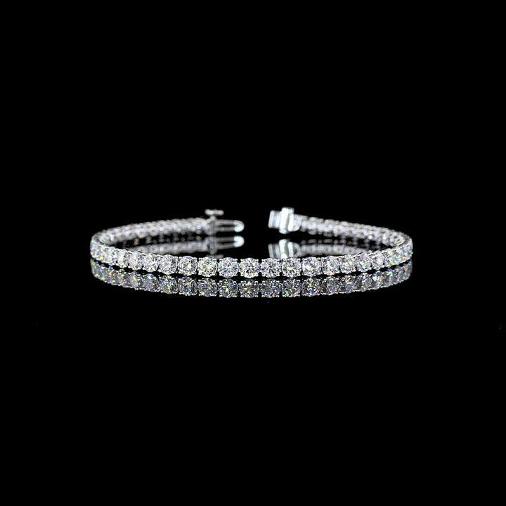 14kt White Gold Lab Diamond Tennis Bracelet