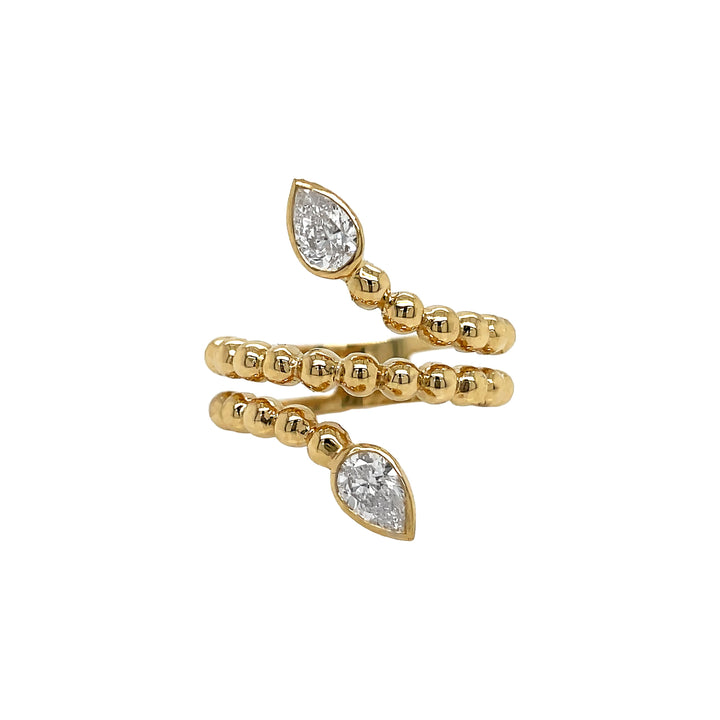 18kt Yellow Gold Diamond Ring
