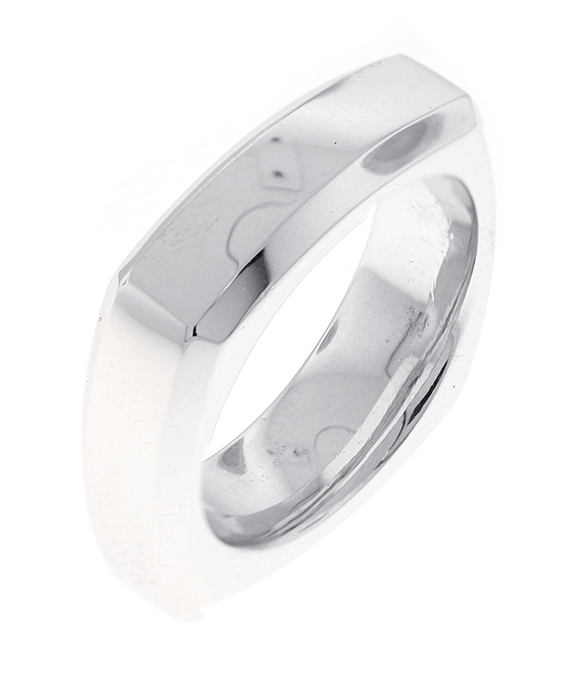 14kt White Gold Wedding Band