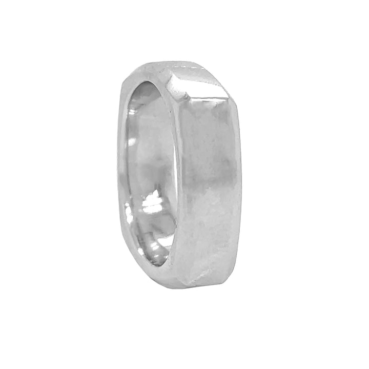 14kt White Gold Wedding Band