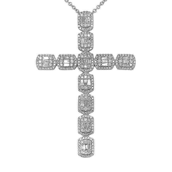 18kt White Gold Diamond Pendant