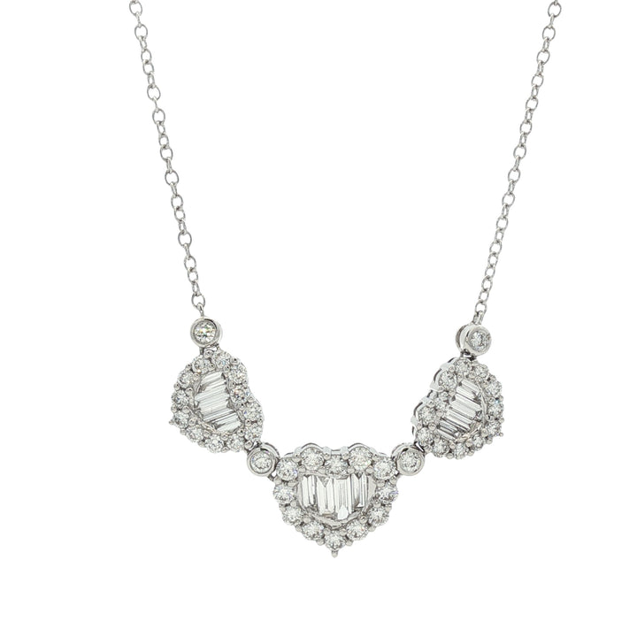 18kt White Gold Diamond Pendant