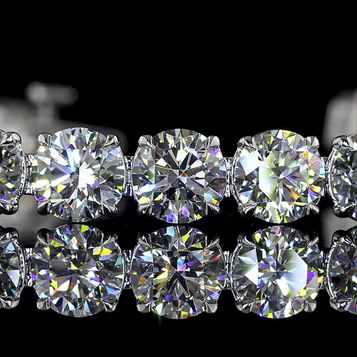 14kt White Gold Lab Diamond Tennis Bracelet