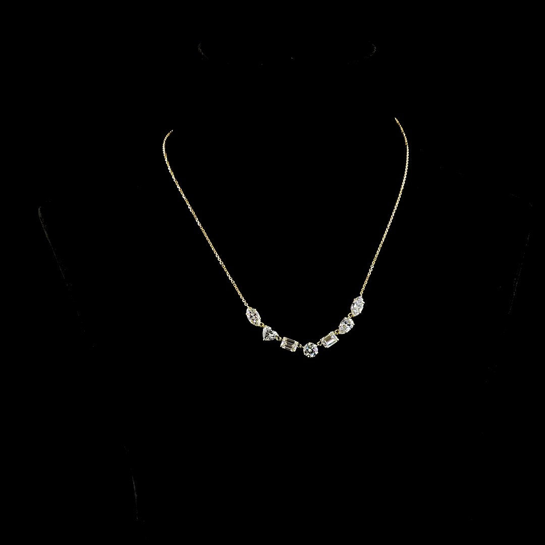 14kt Yellow Gold Lab Diamond Pendant