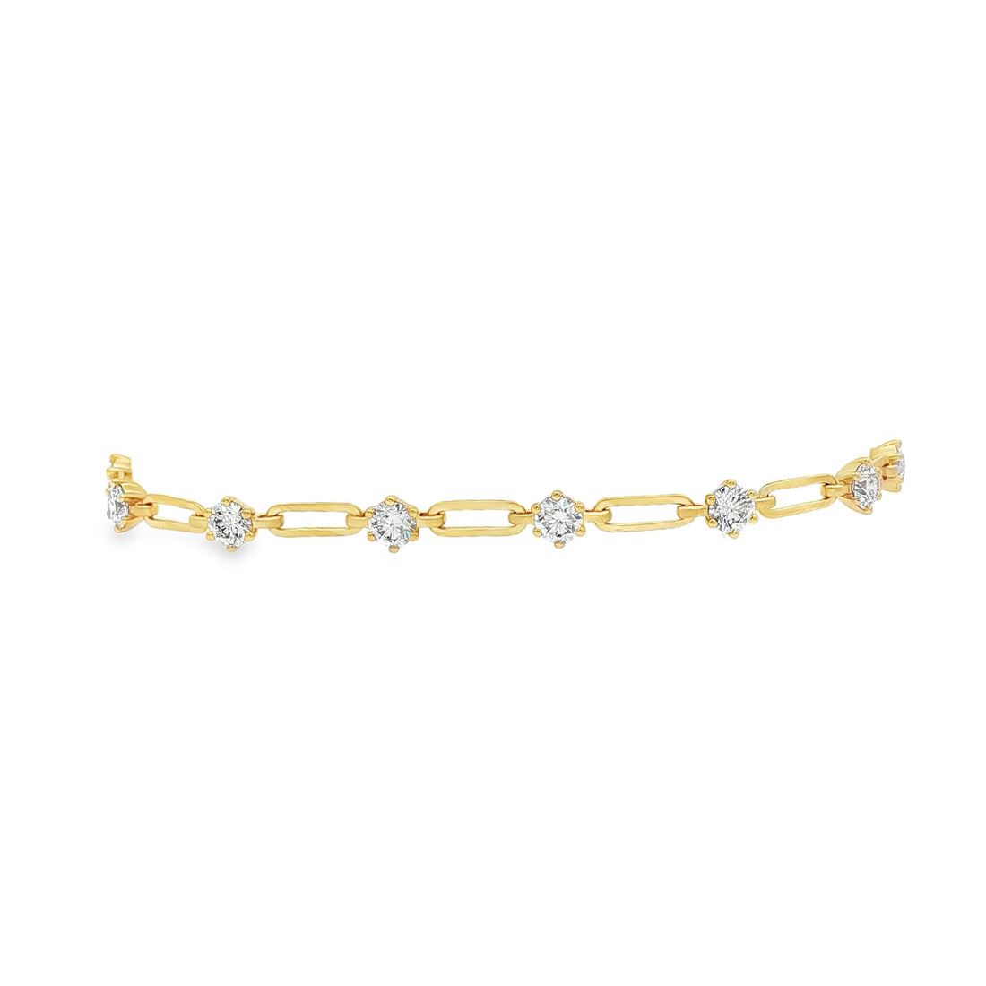 18kt Yellow Gold Lab Diamond Bracelet