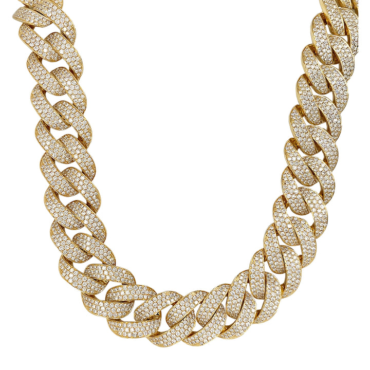 18kt Yellow Gold Diamond Necklace