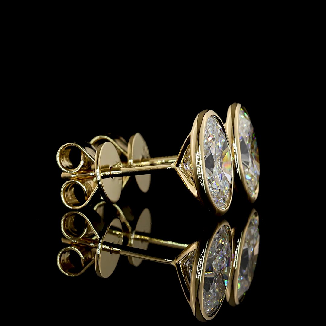 14kt Yellow Gold Lab Diamond Studs