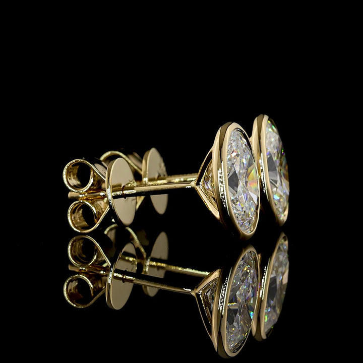 14kt Yellow Gold Lab Diamond Studs