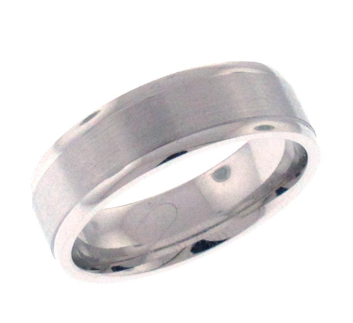 14kt White And Yellow Gold Wedding Band